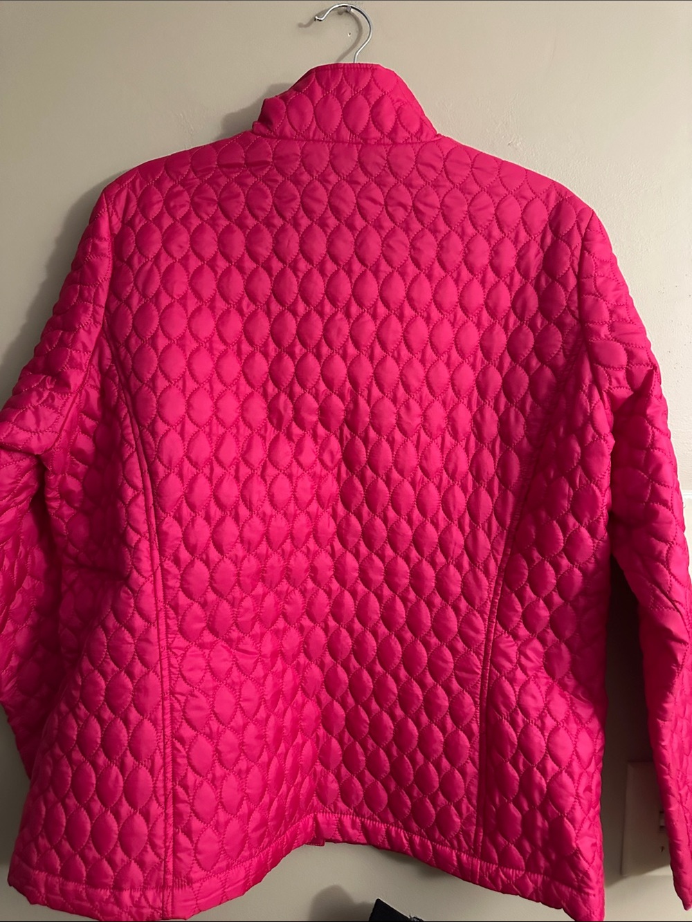 Lands' End Quilted Packable Jacket in Bright Pink - Picture 2 of 4